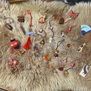 Japanese miniature ornaments/collectible charms 29 total pieces
